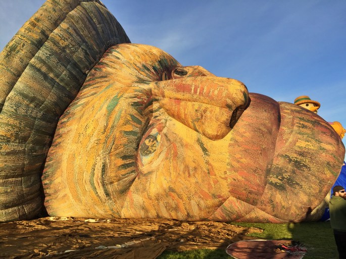 Van Gough getting inflated