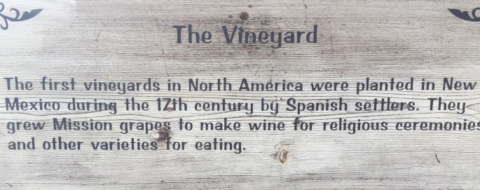 Vineyard sign